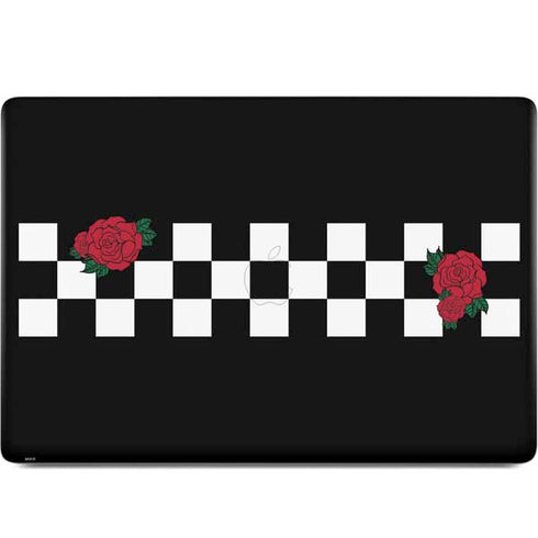 Rose Checkerboard MacBook Skins
