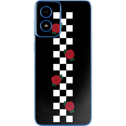 Rose Checkerboard Moto G Play 4G (2024) Skin