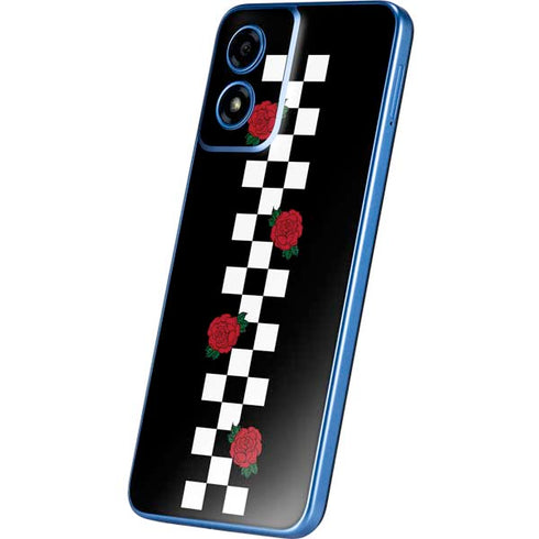 Rose Checkerboard Moto G Play 4G (2024) Skin