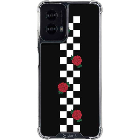 Rose Checkerboard Moto G Power 5G (2024) Clear Case
