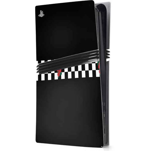 Rose Checkerboard PlayStation PS5 Skins