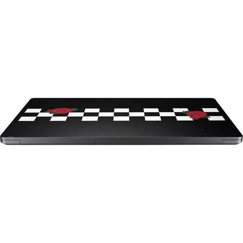 Rose Checkerboard Surface Laptop 7 13.8in Skin