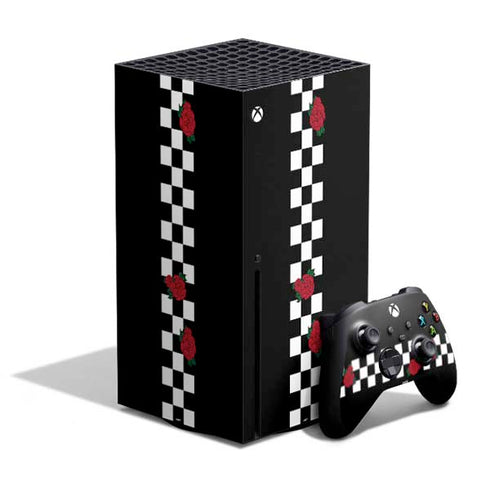 Rose Checkerboard Xbox Series X Bundle Skin