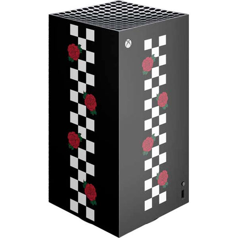 Rose Checkerboard XBox Series X Digital Edition Console Skin