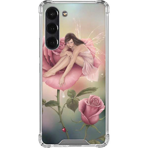 Rose Fairy by Rachel Anderson Galaxy S24 FE Clear Case