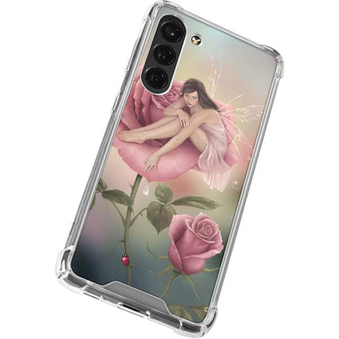 Rose Fairy by Rachel Anderson Galaxy S24 FE Clear Case