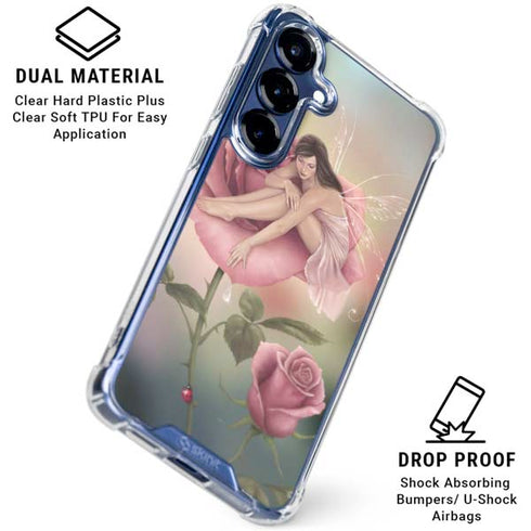 Rose Fairy by Rachel Anderson Galaxy S25 Clear Case