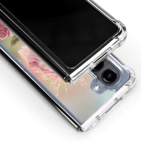 Rose Fairy by Rachel Anderson Galaxy Z Fold5 5G Clear Case