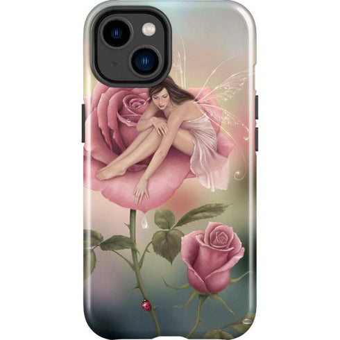 Rose Fairy by Rachel Anderson iPhone 15 Impact Case