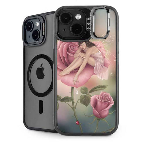 Rose Fairy by Rachel Anderson iPhone 15 Plus Kickstand Case