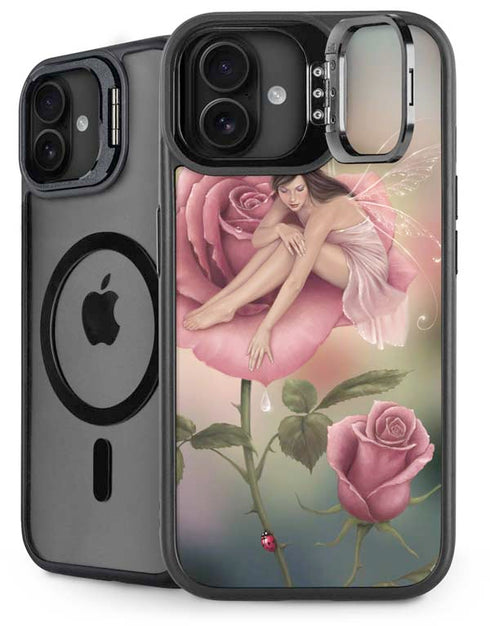 Rose Fairy by Rachel Anderson iPhone 16 Plus Kickstand Case