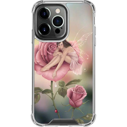 Rose Fairy by Rachel Anderson iPhone 16 Pro Clear Case