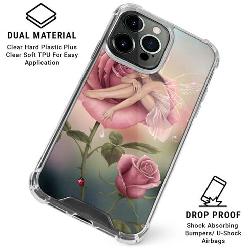 Rose Fairy by Rachel Anderson iPhone 16 Pro Clear Case