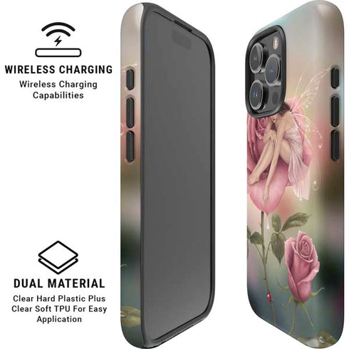 Rose Fairy by Rachel Anderson iPhone 16 Pro Magsafe Impact Case