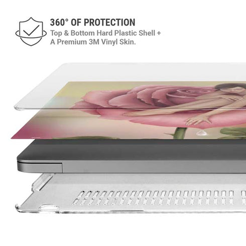 Rose Fairy by Rachel Anderson MacBook Pro 14in (2021-24) Case plus Skin