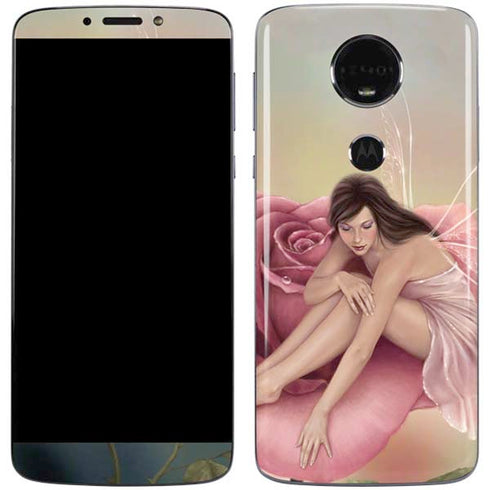 Rose Fairy by Rachel Anderson Moto E5 Plus Skin
