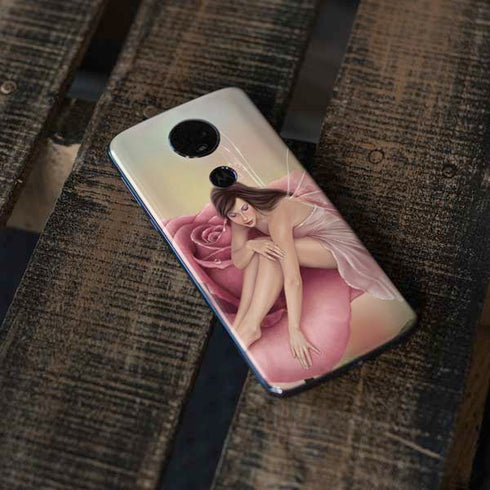 Rose Fairy by Rachel Anderson Moto E5 Plus Skin