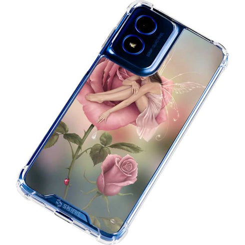 Rose Fairy by Rachel Anderson Moto G 5G (2024) Clear Case
