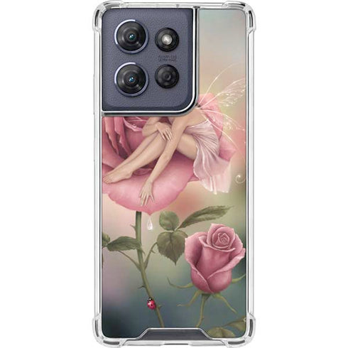 Rose Fairy by Rachel Anderson Moto G Stylus 5G (2025) Clear Case