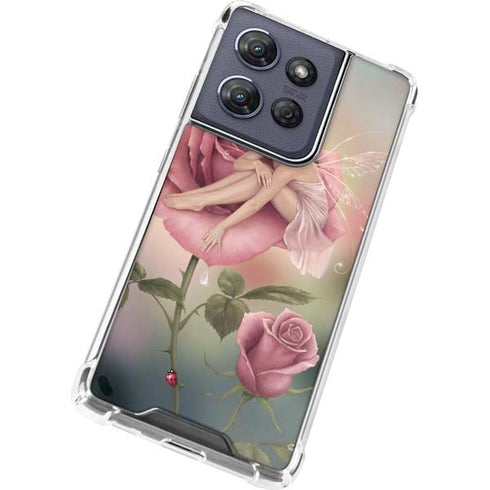 Rose Fairy by Rachel Anderson Moto G Stylus 5G (2025) Clear Case