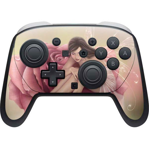 Rose Fairy by Rachel Anderson Nintendo Switch 2 (2025) Pro Controller Skin