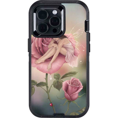 Rose Fairy by Rachel Anderson Otterbox Defender iPhone Skin