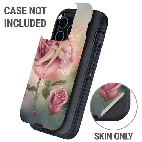 Rose Fairy by Rachel Anderson Otterbox Defender iPhone Skin