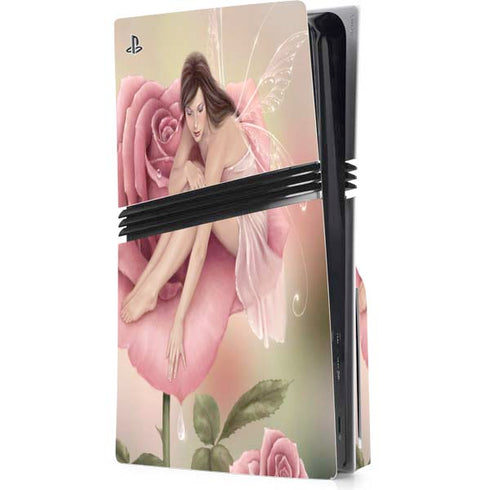 Rose Fairy by Rachel Anderson PS5 Pro Disk Console Skin