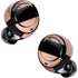 Rose Gold and Black Marble Amazon Echo Buds Skin