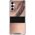 Rose Gold and Black Marble Gabb Phone 4 Clear Case