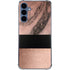 Rose Gold and Black Marble Galaxy A35 5G Clear Case