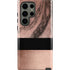 Rose Gold and Black Marble Galaxy S23 Ultra Pro Case