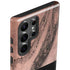 Rose Gold and Black Marble Galaxy S23 Ultra Pro Case