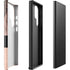 Rose Gold and Black Marble Galaxy S23 Ultra Pro Case