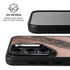 Rose Gold and Black Marble Galaxy S24 FE Kickstand Case