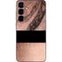 Rose Gold and Black Marble Galaxy S24 Skin
