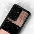 Rose Gold and Black Marble Galaxy S24 Ultra Waterproof Case