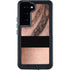 Rose Gold and Black Marble Galaxy S24 Waterproof Case