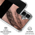 Rose Gold and Black Marble Galaxy S26 Clear Case