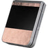 Rose Gold and Black Marble Galaxy Z Flip6 Skin