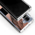 Rose Gold and Black Marble Galaxy Z Fold5 5G Clear Case