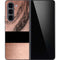 Rose Gold and Black Marble Galaxy Z Fold5 5G Skin