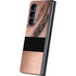 Rose Gold and Black Marble Galaxy Z Fold5 5G Skin