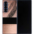 Rose Gold and Black Marble Galaxy Z Fold6 Skin
