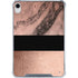 Rose Gold and Black Marble iPad 11th Gen (2025) Clear Case