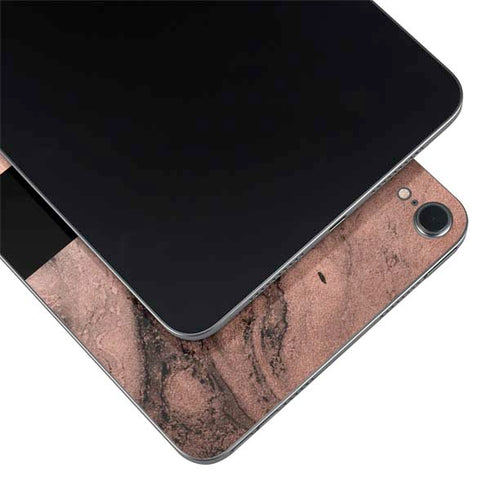 Rose Gold and Black Marble Apple iPad Mini Skin