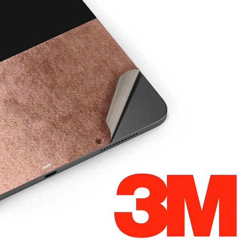 Rose Gold and Black Marble Apple iPad Pro Skin