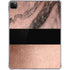 Rose Gold and Black Marble iPad Pro 11in (2024) Clear Case