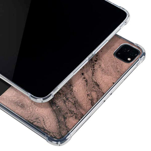 Rose Gold and Black Marble iPad Cases