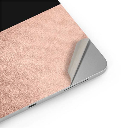 Rose Gold and Black Marble iPad Pro 13in M4 (2024) Skin